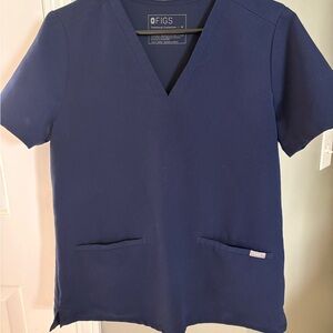Figs Technical Collection Deep Blue Top